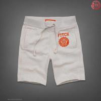 heren abercrombie and fitch athletic shorts wit oranje Mode Vintage 7l5h0591